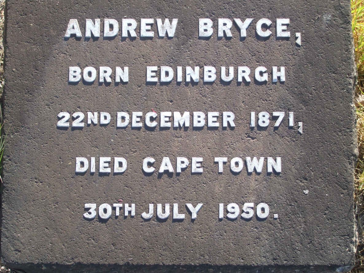 BRYCE Andrew 1871-1950