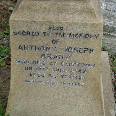 BRADY Anthony Joseph -1942