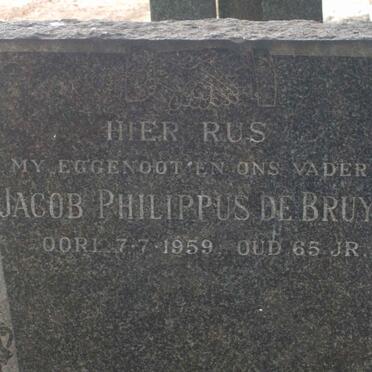 BRUYN Jacob Phillippus, de -1959