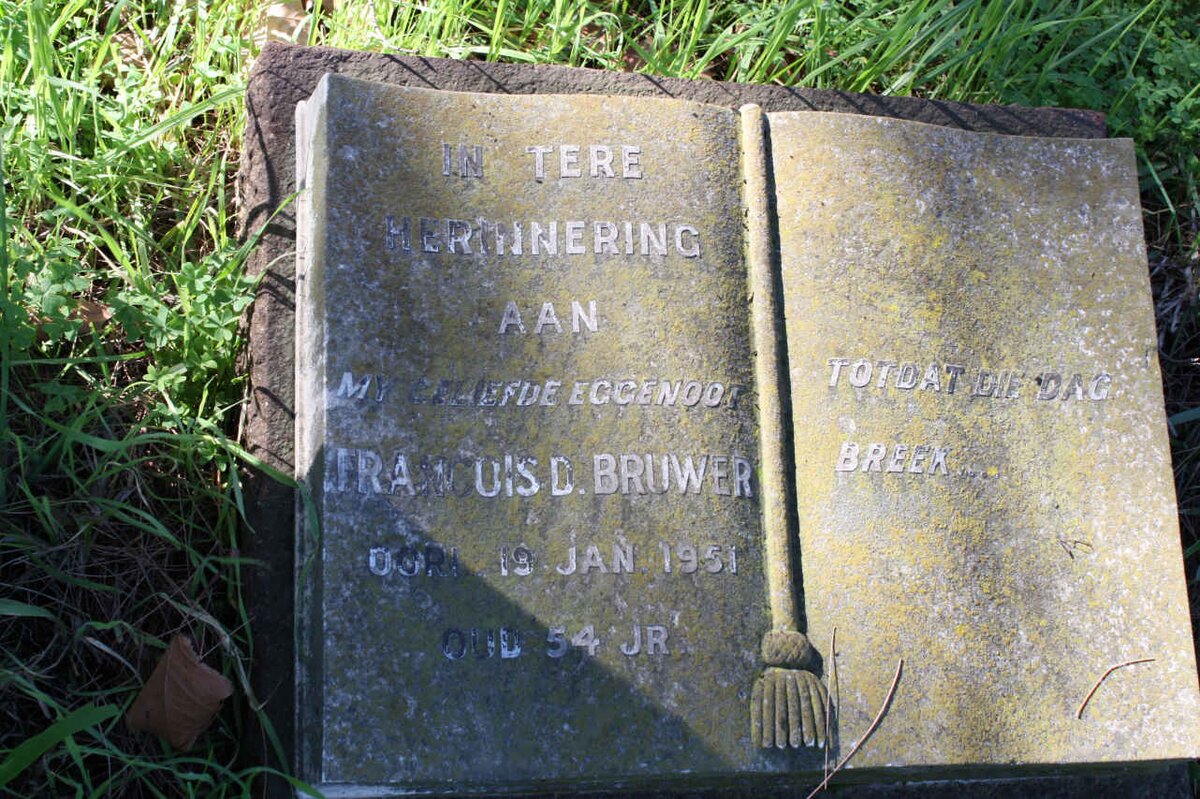 BRUWER Francois D. -1951