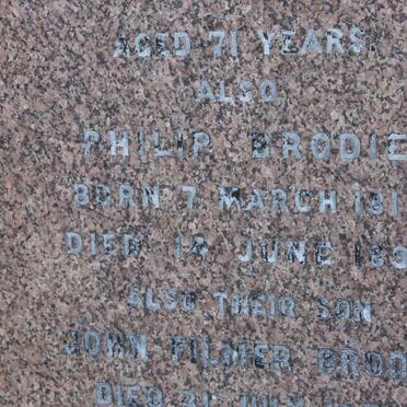 BRODIE Philip 1819-1896