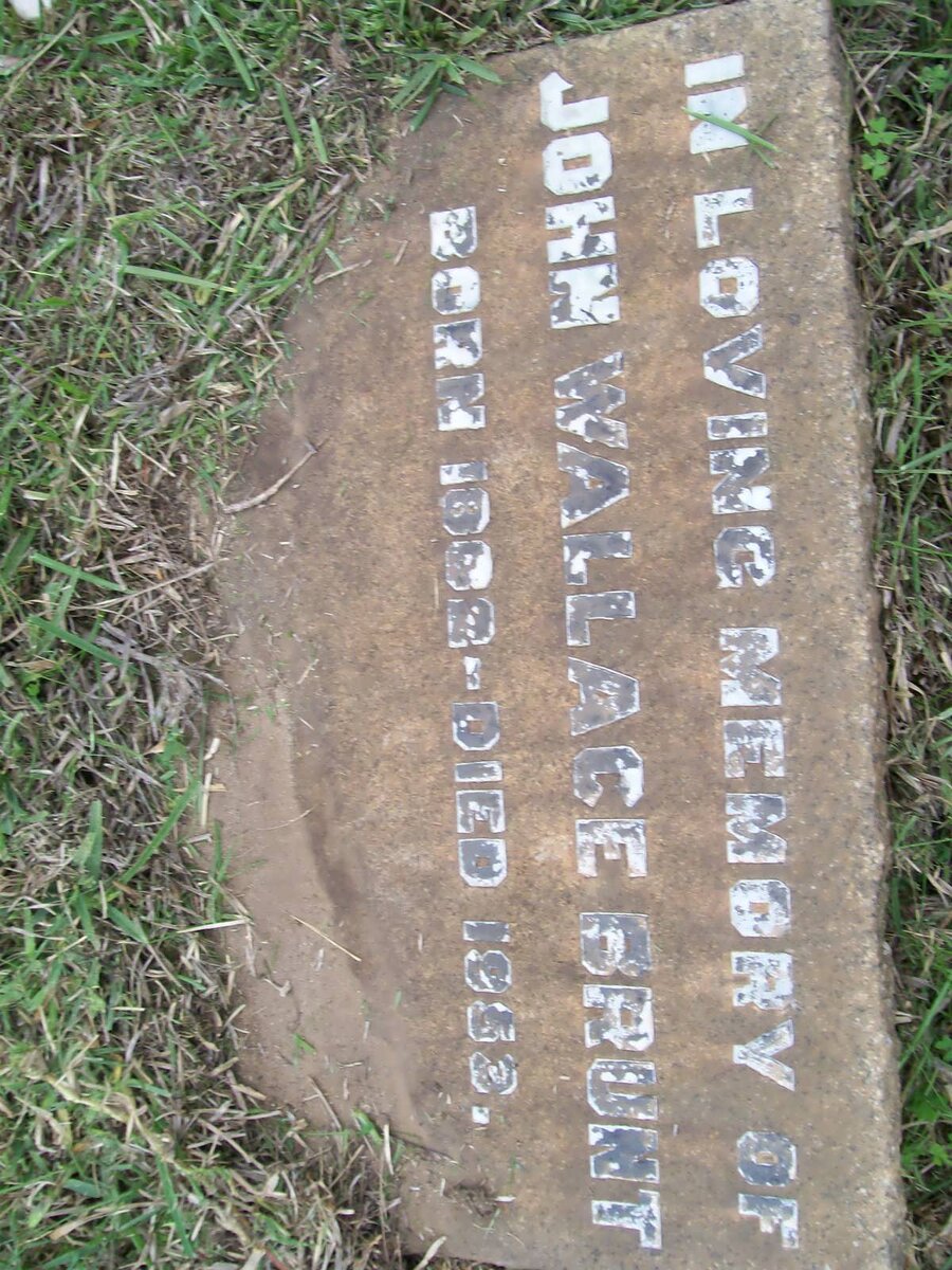 BRUNT John Wallace 1882-1952