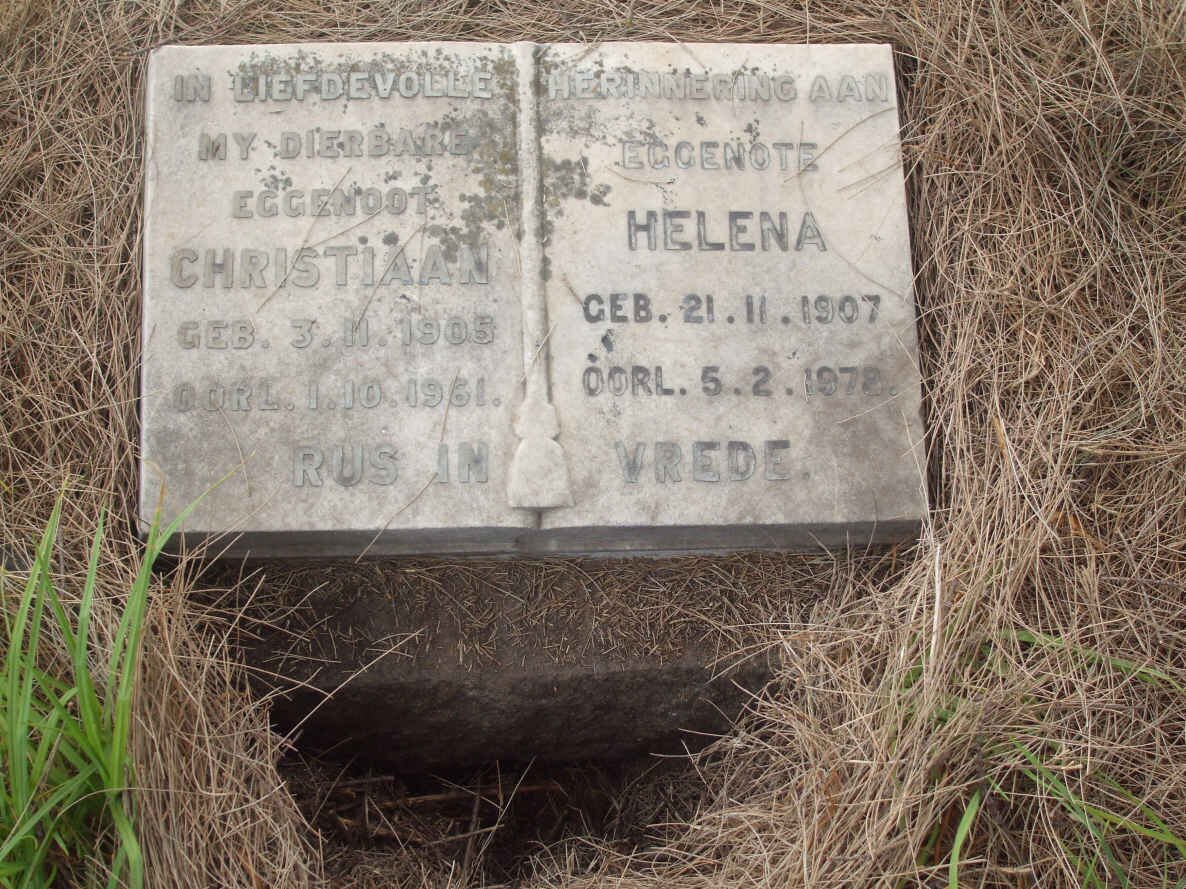 BRAND Christiaan 1905-1961 &amp; Helena 1907-1978