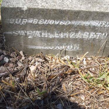 BUXTON Sarah Elizabeth 1893-1910