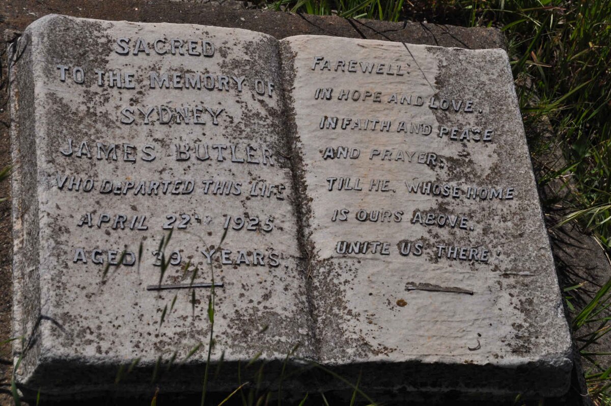 BUTLER Sydney James -1925