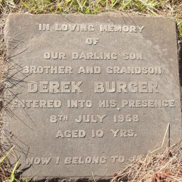BURGER Derek -1958