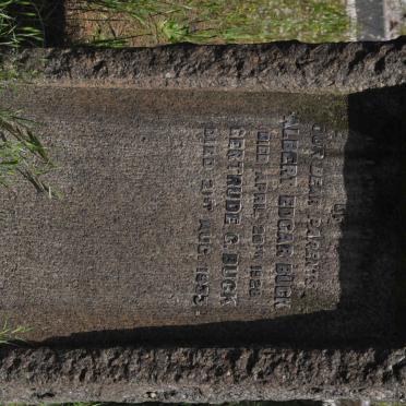 BUCK Albert Edgar -1928 &amp; Gertrude G. -1933