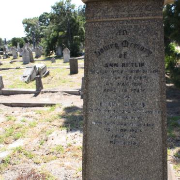 BUTLIN Harry -1924 &amp; Ann -1917 