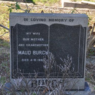 BURCH Maud -1980