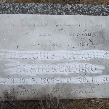 BLANCKENBERG Francois Jacobus 1906-1984