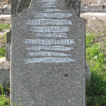 CALE Ada Bidelia nee LYSAGHT -1918