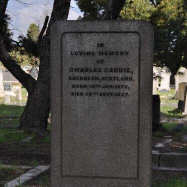 CADDIE Charles 1875-1927