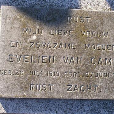 CAMP Evelien, van 1910-1965