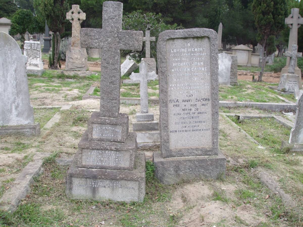 CAIRNS James -1897 &amp; Isabella E. -1911 :: CAIRNS Frank -1919