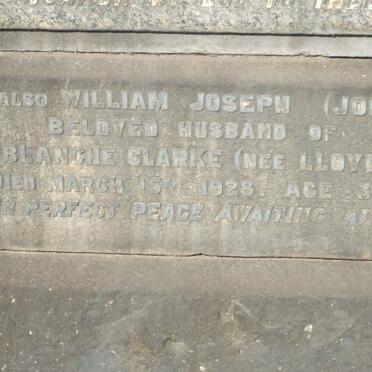 CLARKE William Joseph  -1928