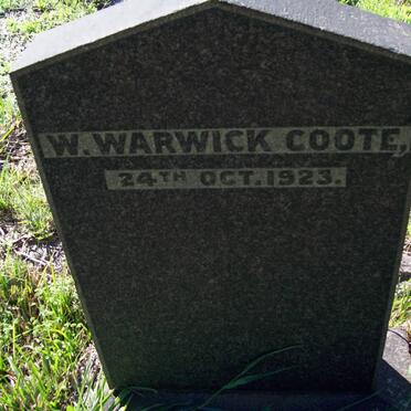 COOTE W. Warwick -1923
