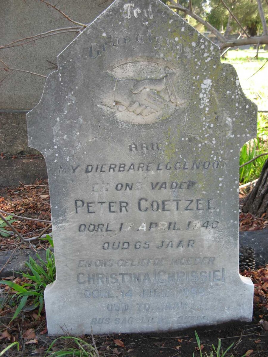 COETZEE Peter -1946 &amp; Christina -1955