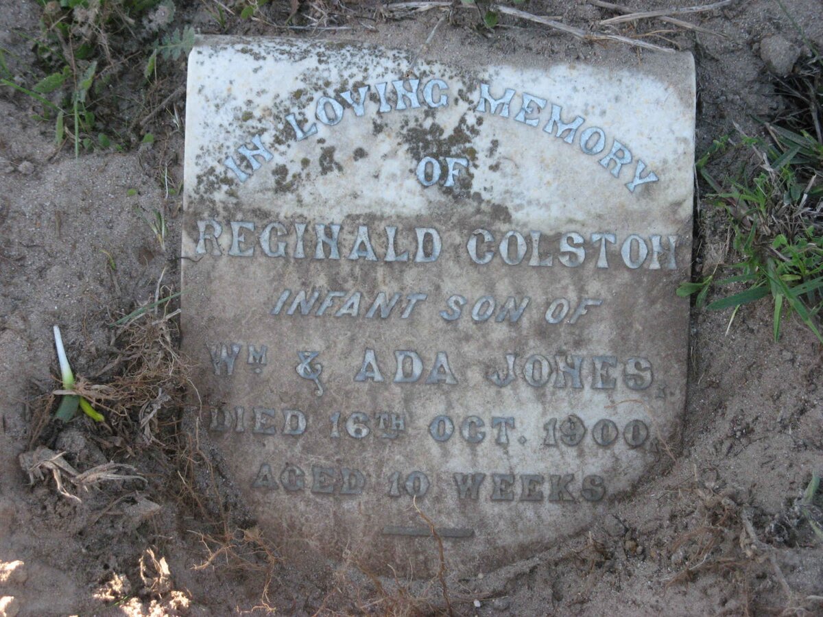 COLSTON Reginald -1900