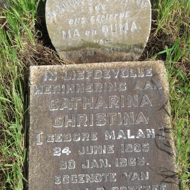 COETZEE Catharina Christina nee MALAN 1905-1965