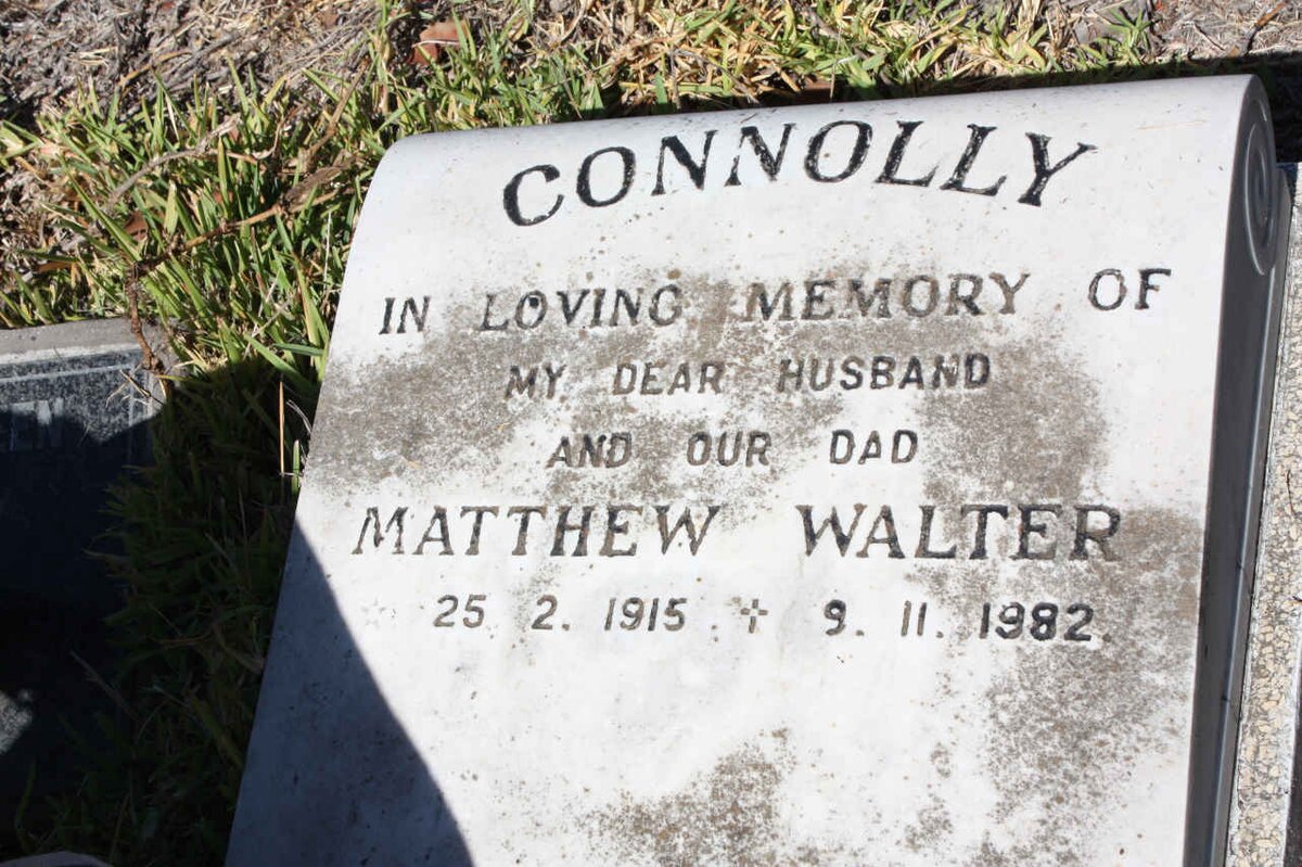 CONNOLLY Matthew Walter 1915-1982