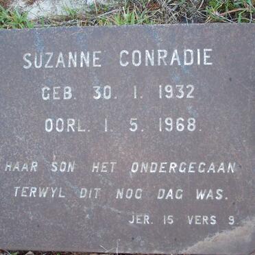 CONRADIE Suzanne 1932-1968