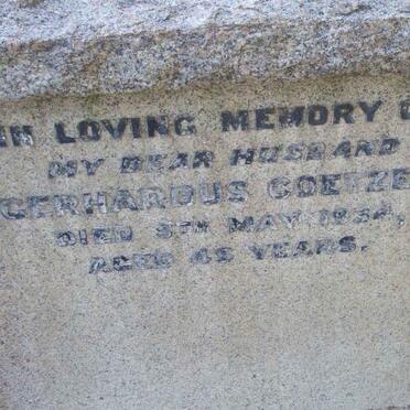 COETZEE Gerhardus -1934