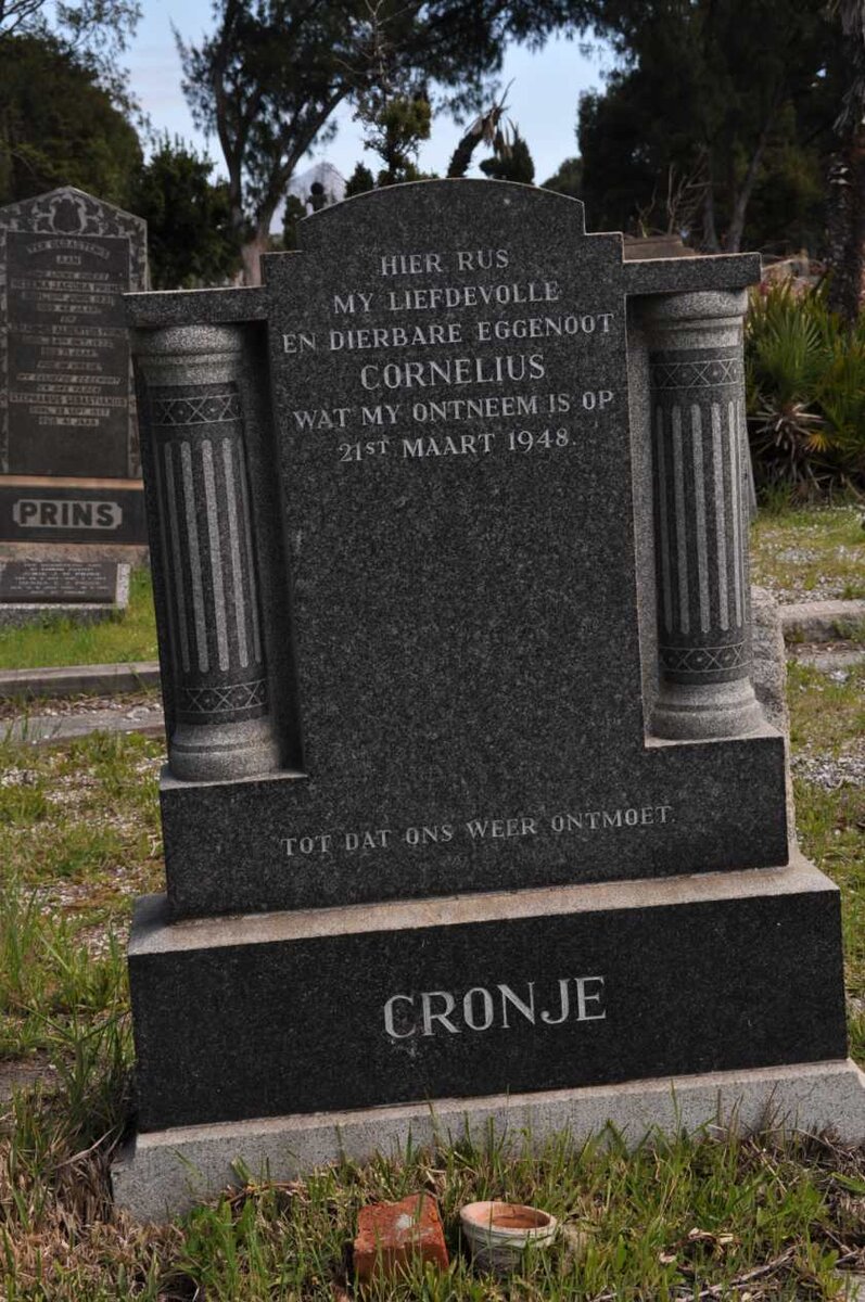 CRONJE Cornelius -1948