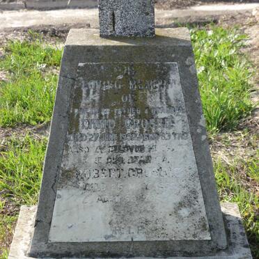 CROSBIE David -1952 :: CROSBIE Robert -19?3