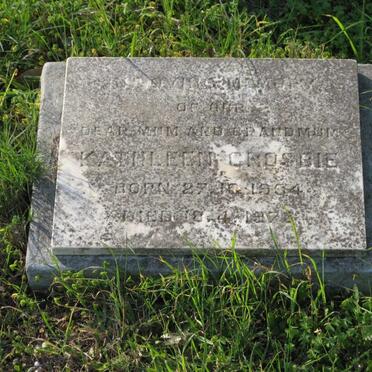 CROSBIE Kathleen 1904-1972