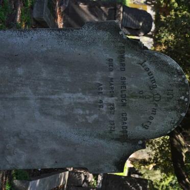 CRADOCK Edward Sheldon -1921