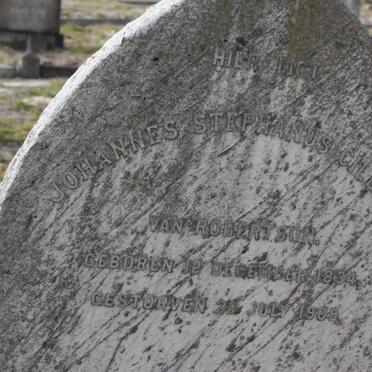 CILLIERS Johannes Stephanus 1834-1909