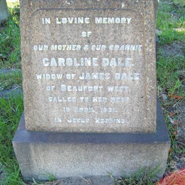 DALE Caroline -1931
