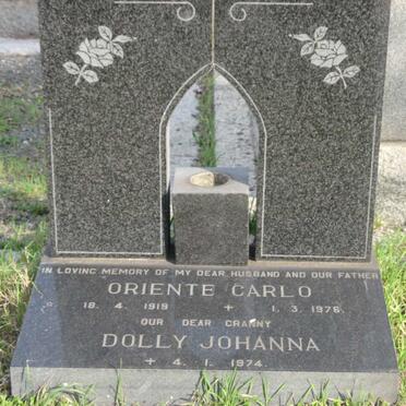 DEMAIO Oriente Carlo 1918-1976 &amp; Dolly Johanna -1974