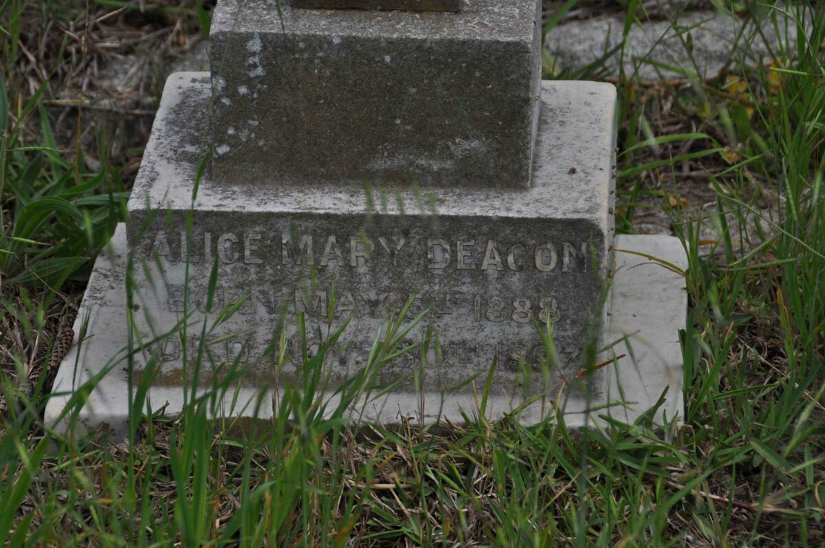 DEACON Alice Mary 1888-1897
