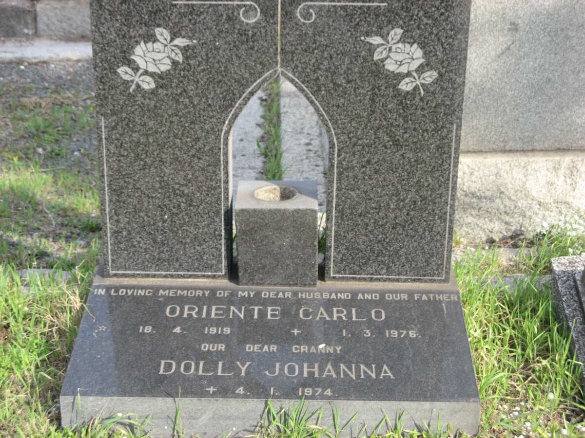 DEMAIO Oriente Carlo 1918-1976 &amp; Dolly Johanna -1974