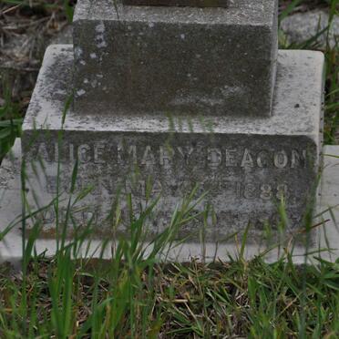 DEACON Alice Mary 1888-1897
