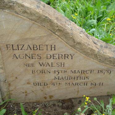 DERRY William 1861-1924 &amp; Elizabeth Agnes WALSH 1879-1941