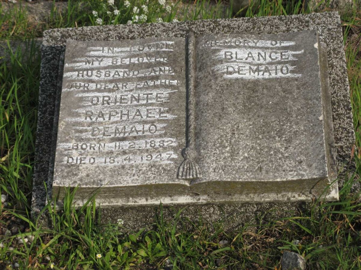 DEMAIO Oriente Raphael 1882-1947 :: DEMAIO Blance