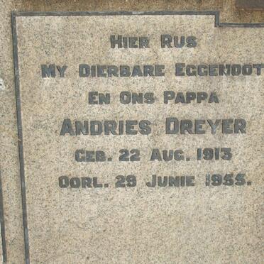 DREYER Andries 1913-1955