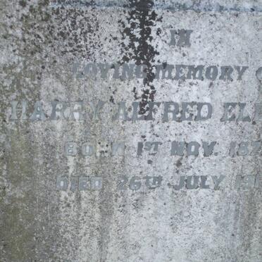 ELLIOTT Harry Alfred 1871-1916