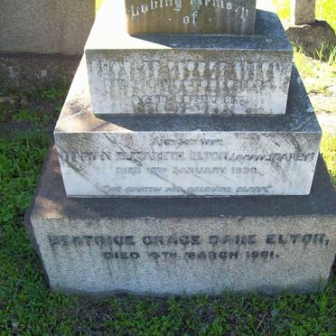 ELTON Charles George -1925 &amp; Marian Elizabeth MARLEY -1930 :: ELTON Beatrice Grace Marie -1961