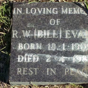 EVANS Reginald Griffith 1877-1945 &amp; Alida Elizabeth 18??-1951 :: EVANS R.W. 1905-1983 :: EVANS R.G. -1945