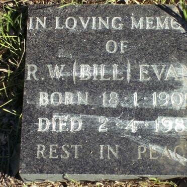 EVANS R.W. 1905-1983