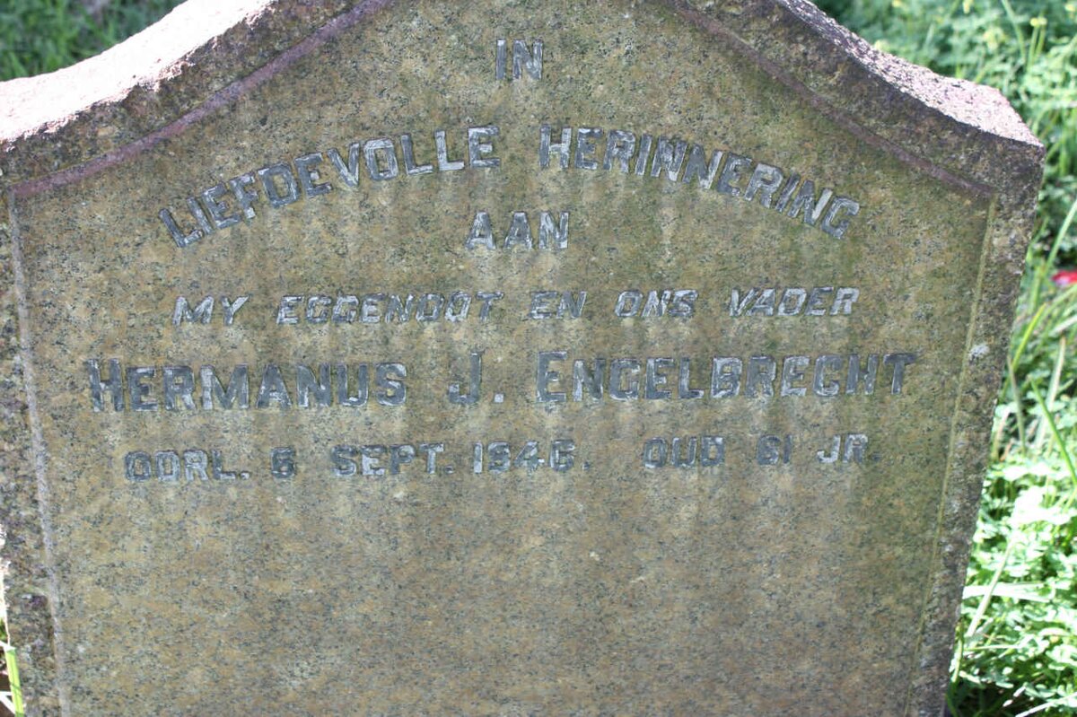 ENGELBRECHT Hermanus J. -1946