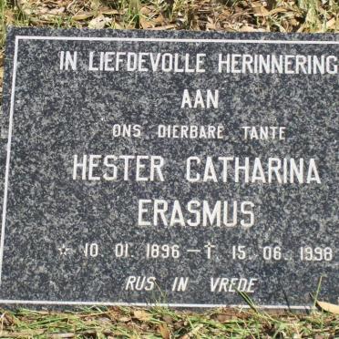 ERASMUS Hester Catharina 1896-1998
