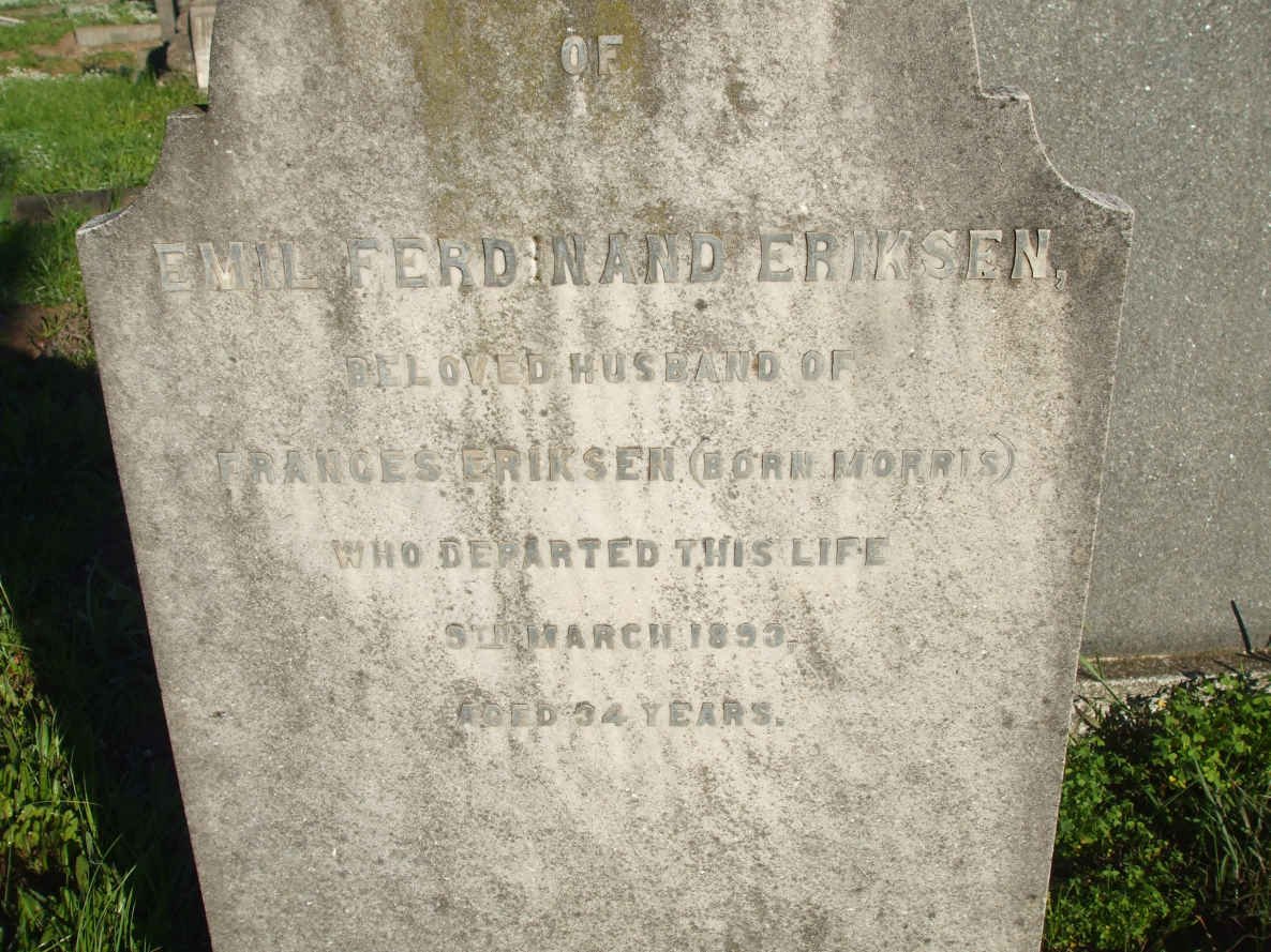 ERIKSEN Emil Ferdinand -1893