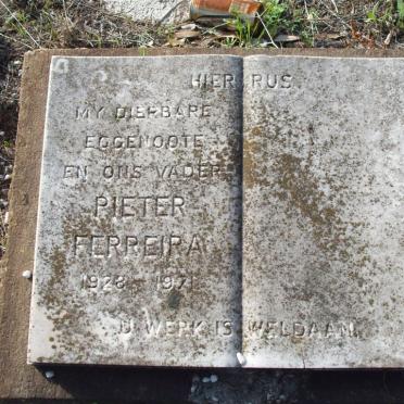 FERREIRA Pieter 1928-1971