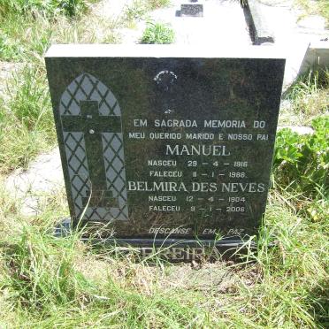 FERREIRA Manuel 1916-1988 &amp; Belmira Des Neves 1904-2006