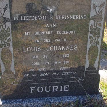 FOURIE Louis Johannes 1953-1981