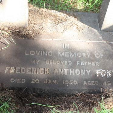 FONTINI Frederick Anthony -1950